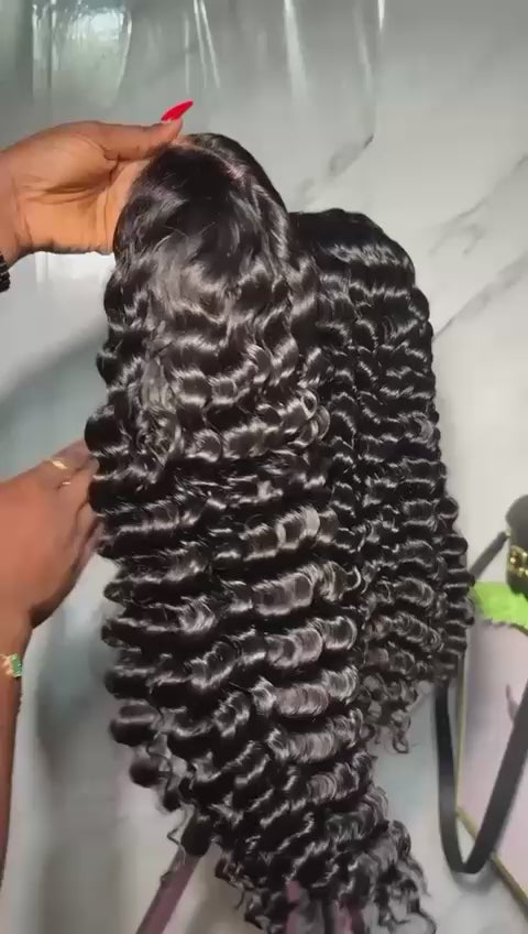 Sunny Girl (052) — 5x5 HD Deep Wave Wig | Natural 22