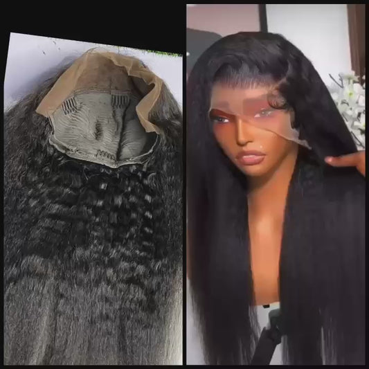 Philippino Natural Remy Yaki Wig — Full Frontal Double Drawn | Factory Made